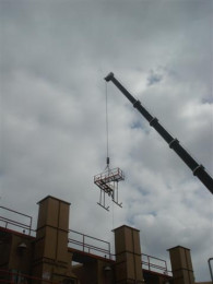 large aerial crane